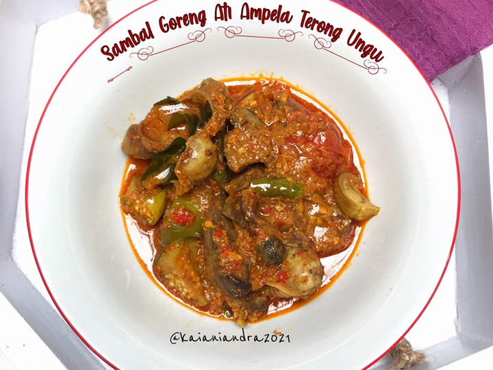 Resep Sambal Goreng Ati Ampela Terong Ungu, Lezat