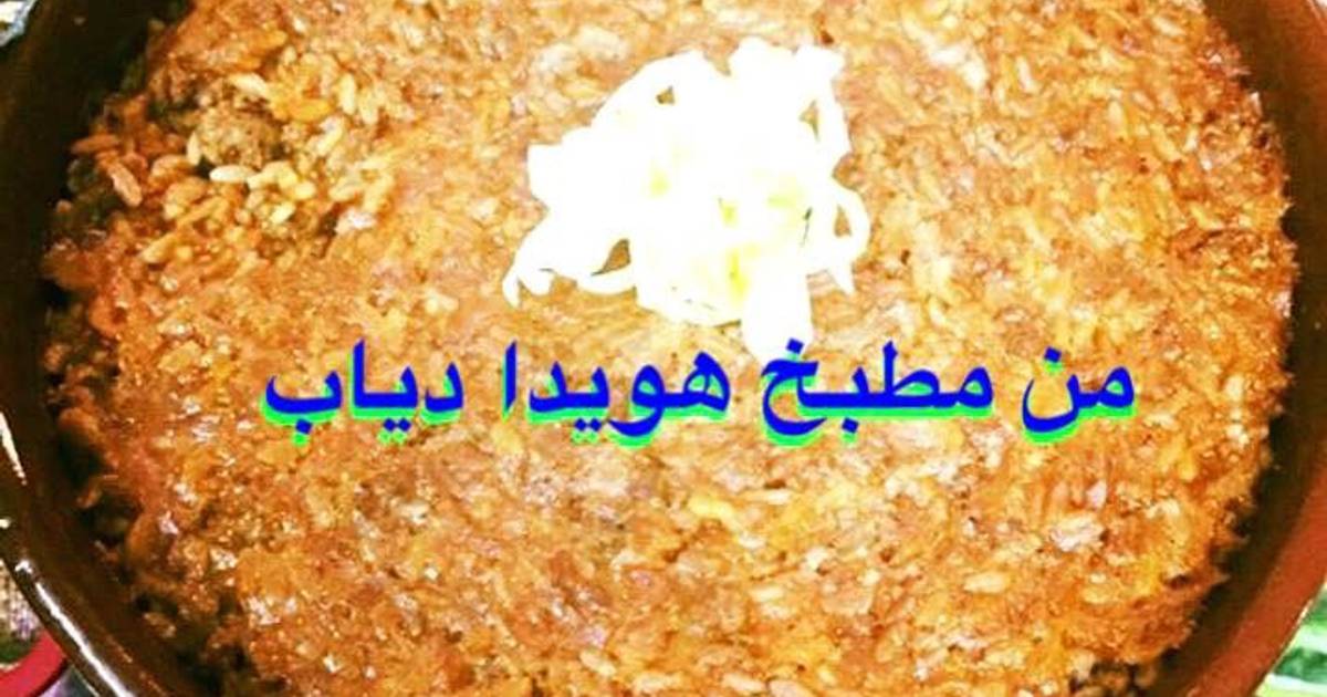 طريقة عمل طاجن لسان عصفور باللحمه المفرومه على اصولها بطريقة سهلة وسريعة من هويدا دياب كوكباد