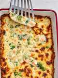 Gratin de la mer aux légumes fleurettes