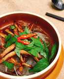 Miến nấm rau răm (Miến lươn chay)