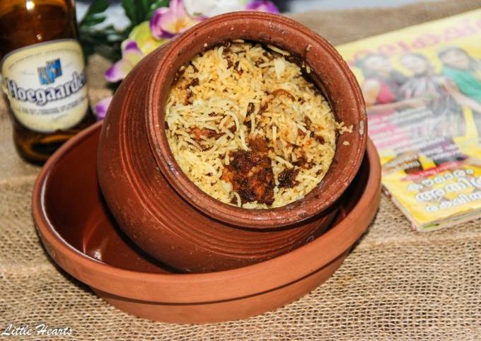 Kerala Style Claypot Chicken Biryani