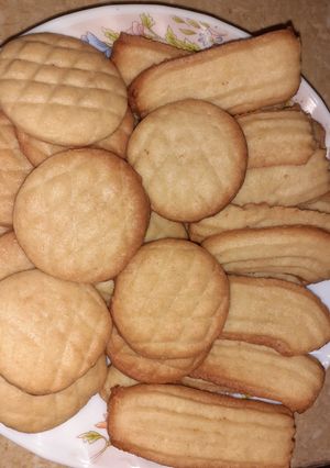 صورة لوصفة بسكوت العيد من غير مكنه