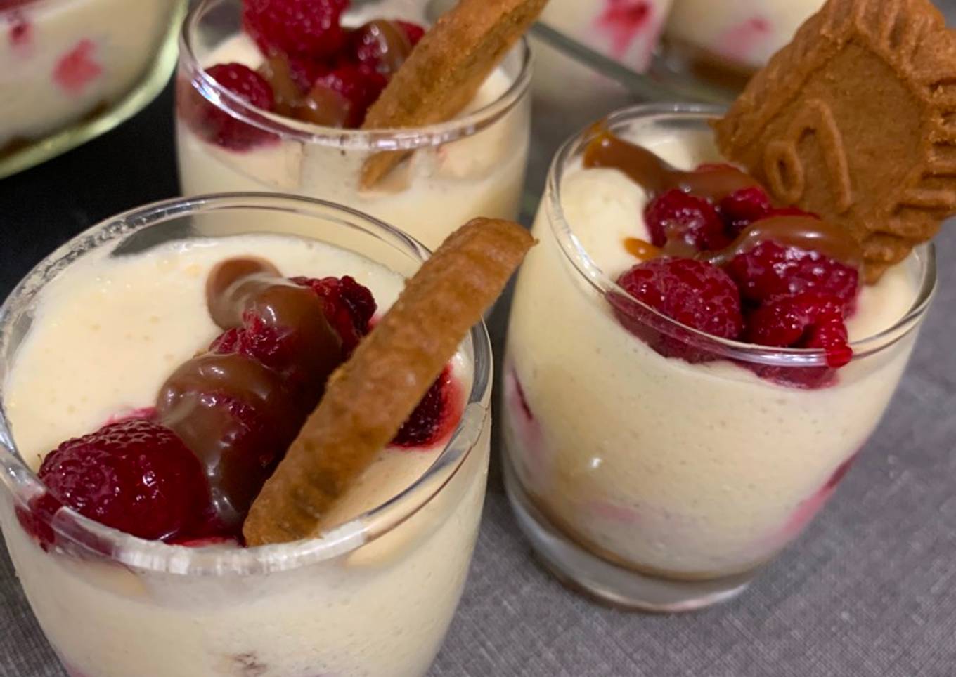 Tiramisu Framboises spéculoos