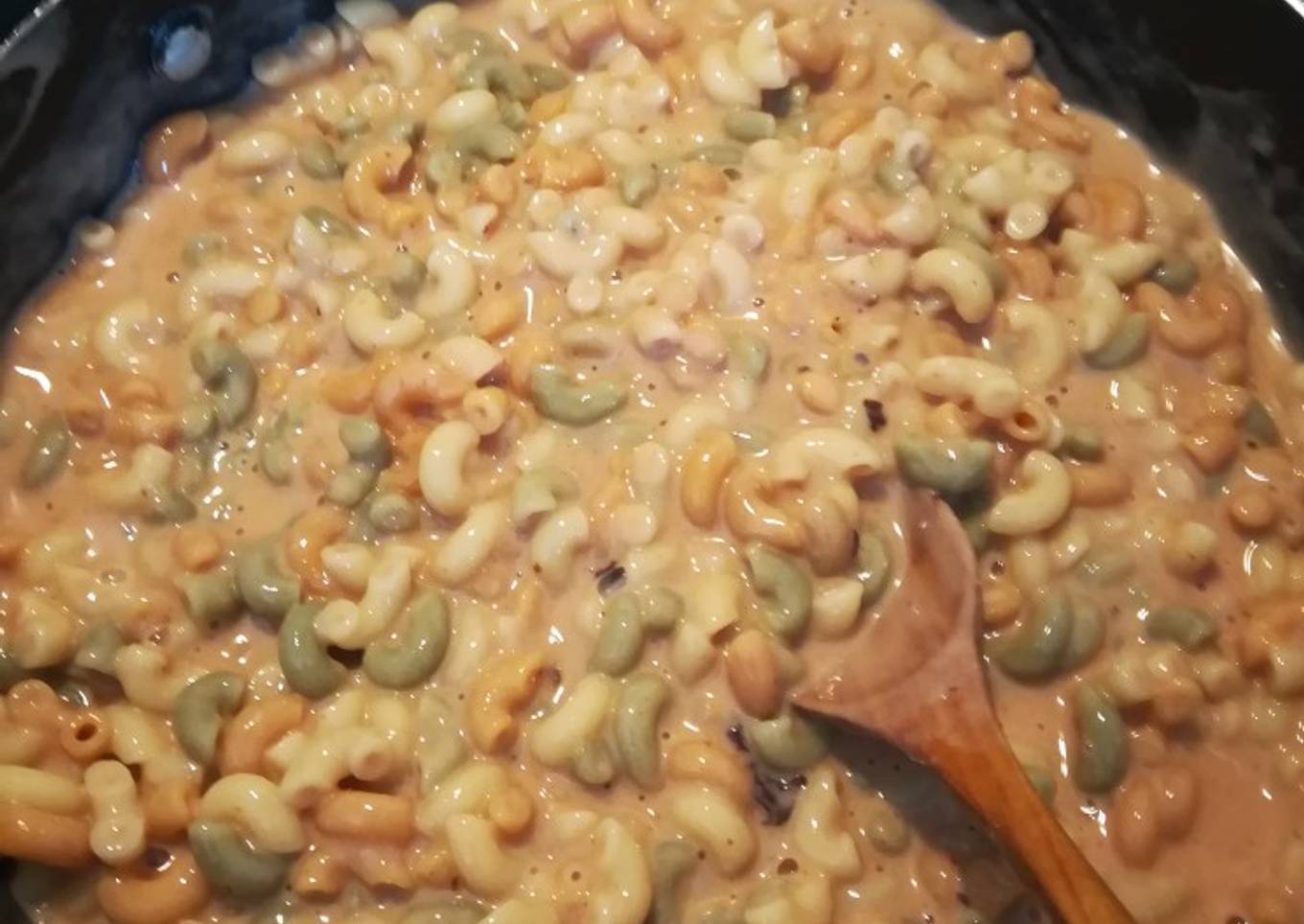 Coditos cremosos a la mexicana. 🇲🇽