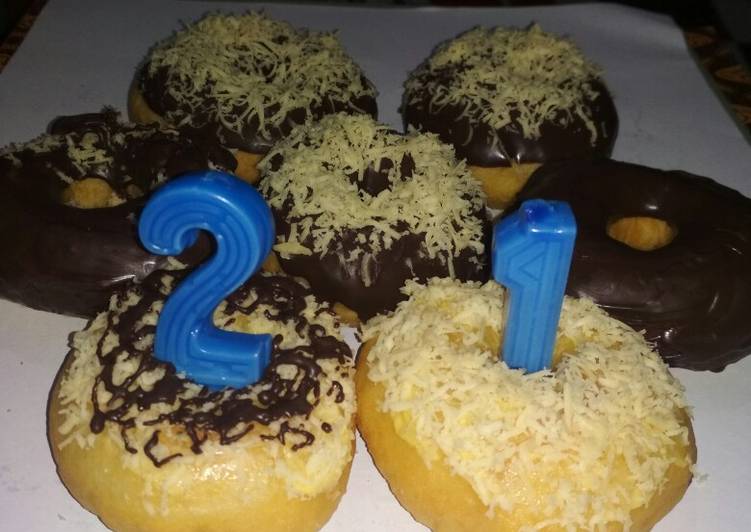 Donat ulang tahun anti ribet