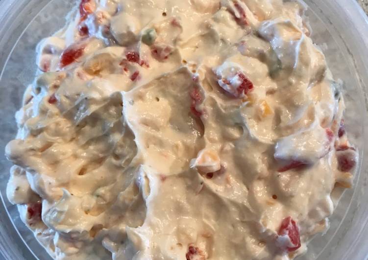 Steps to Make Award-winning Spicy Pimento Cheese Dip