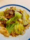 Tumis Kubis dan Daging rasa Schezuan