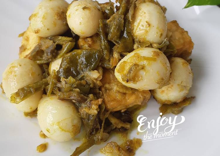 Resep Telur Puyuh Cabe Hijau, Enak