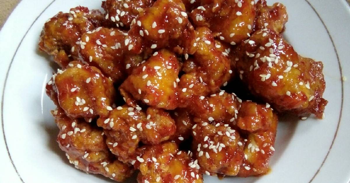 Resep Ayam bonchon khas negeri ginseng (ayam karamel) oleh Fatria