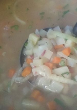 Foto resep Soup bening kentang +kornet