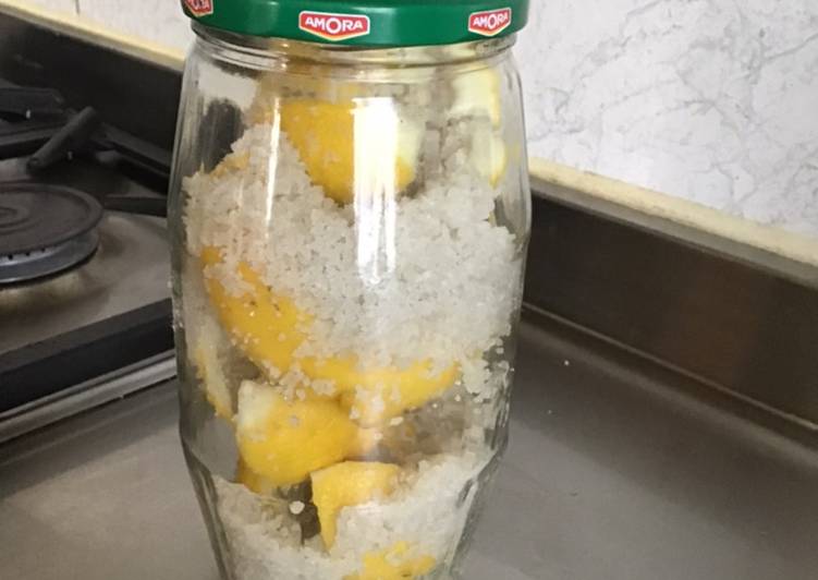 Comment Préparer Des Citrons jaunes confits