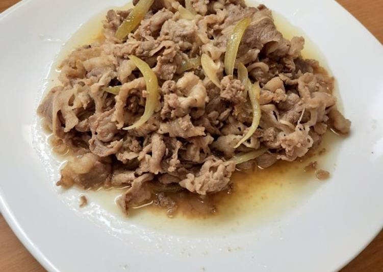 Resep Original Beef ala-ala Yoshinoya yang Lezat