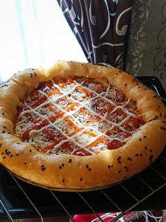 Foto resep Pizza sosis telur