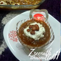 A picture of Hyderabadi Wedding Style Khubani Ka Meetha.
