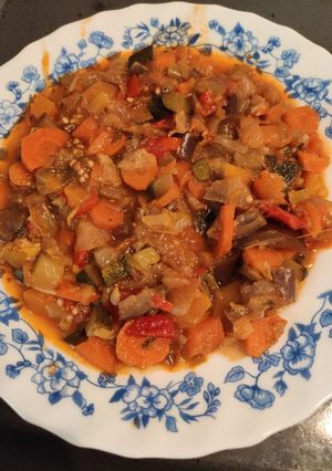 Una foto de Pisto de verduras