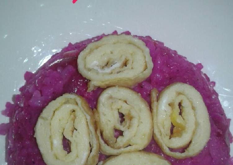 Dragon fruit fried rice