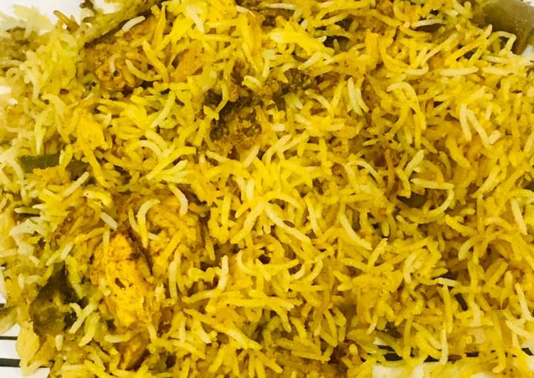 Recipe of Homemade Saffron’s chicken dum biryani