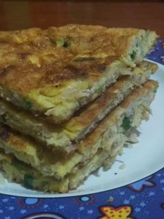 Foto resep Telur Dadar Isi Ayam