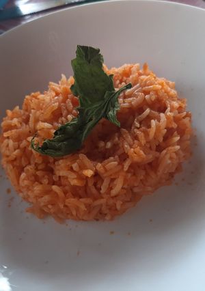Una foto de Arroz rojo
