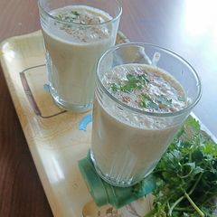 A picture of Mint masala lassi.