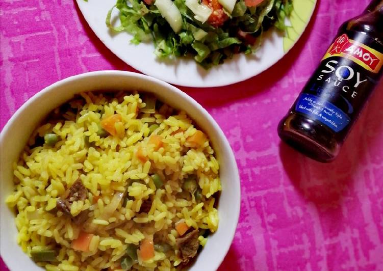 Step-by-Step Guide to Make Any-night-of-the-week Turmeric Fried rice