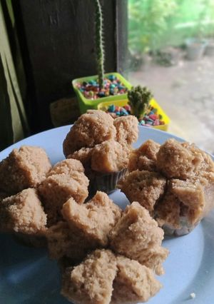 Foto resep Bolu kukus gula merah merekah