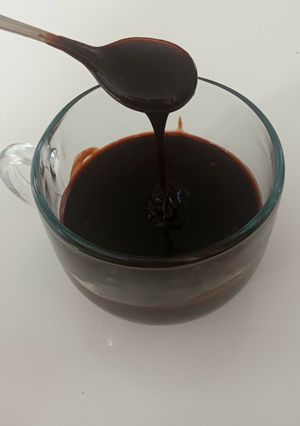 عکسی از دستور سس شکلات