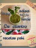 Salsa mojo verde de cilantro a mi manera TMX 5