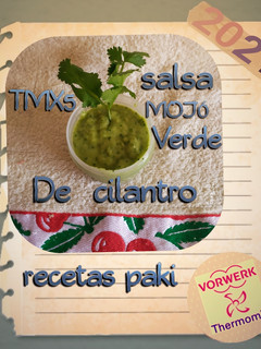 Una foto de Salsa mojo verde de cilantro a mi manera TMX 5