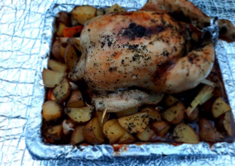 Cara Gampang Menyiapkan Roasted Chicken, Enak Banget