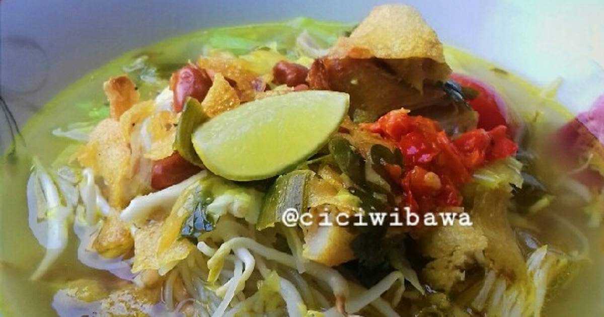 Resep Soto Ayam Kuah Bening Oleh Cici Wibawa - Cookpad