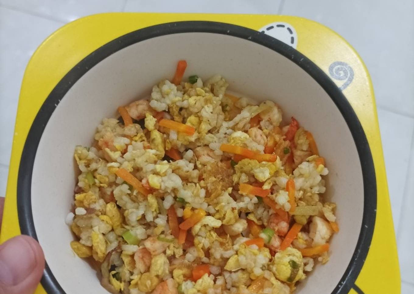 Mpasi 1+ nasi goreng udang