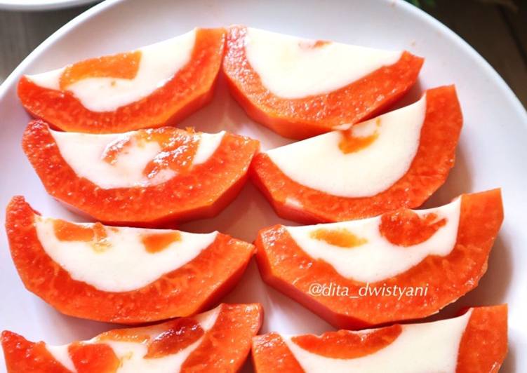 Papaya puding