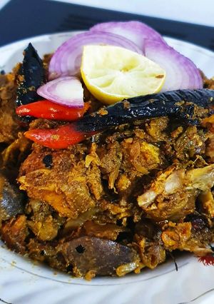 A picture of Chicken PatraPada.