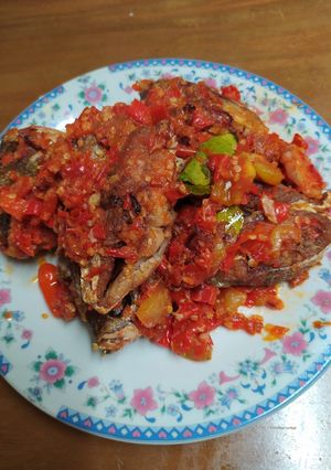 Foto resep Ikan Ekor Kuning Sambal Padang