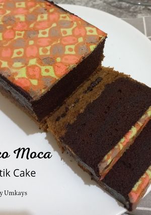 Foto resep Choco Moca Batik Cake