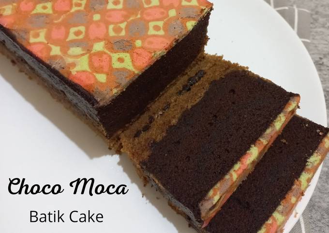 Resep Choco Moca Batik Cake Oleh Maghfira Maulani Cookpad