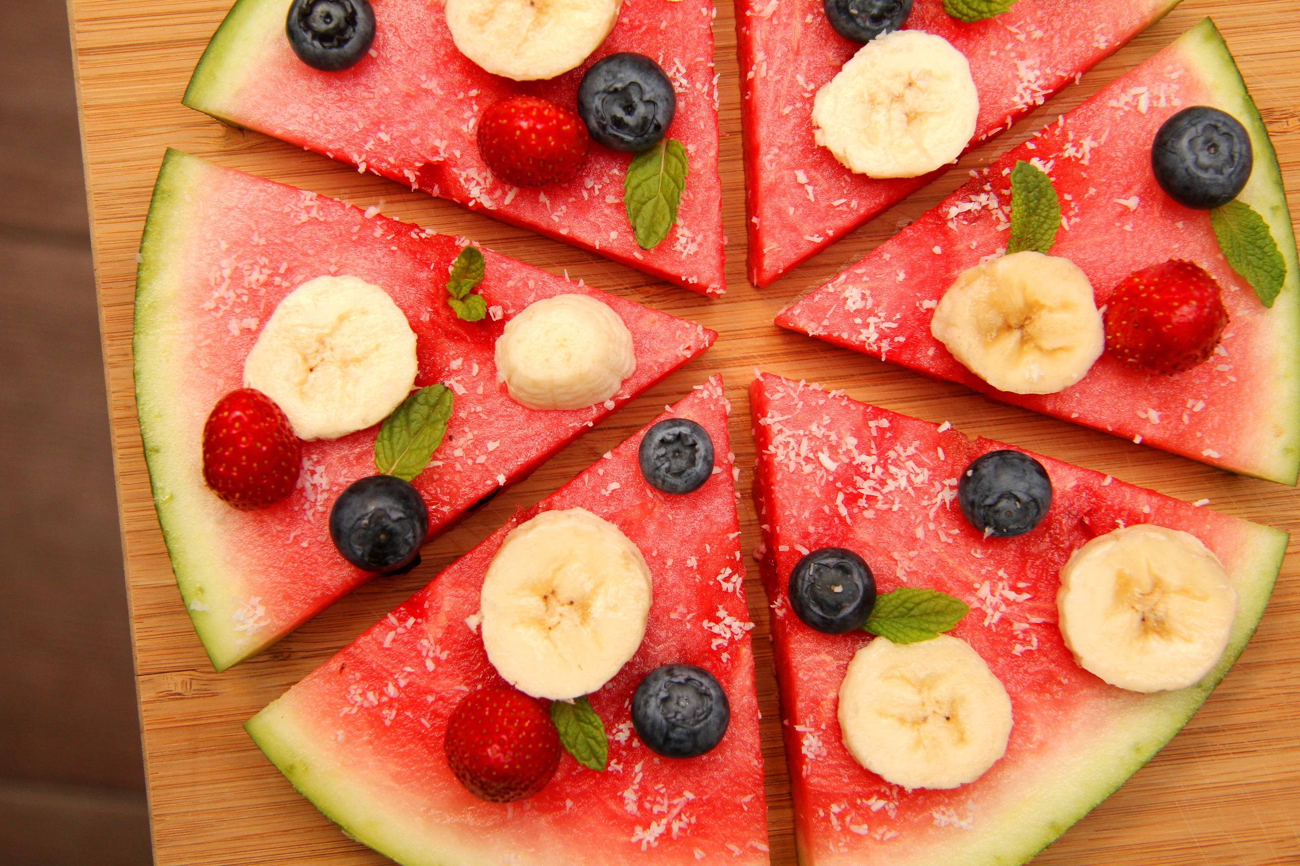 Dinnye pizza recept recept fotó