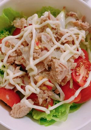 Hình của món Salad cá ngừ.