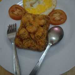 รูปของ Nasgor seafood pedas