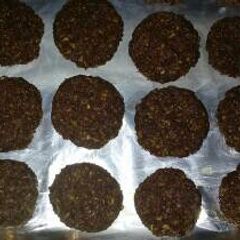 A picture of Healthy Banana & oatmeal cookies.