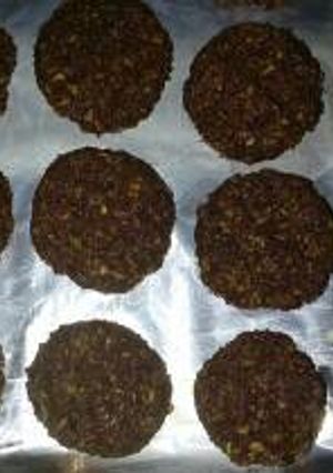 A picture of Healthy Banana & oatmeal cookies.