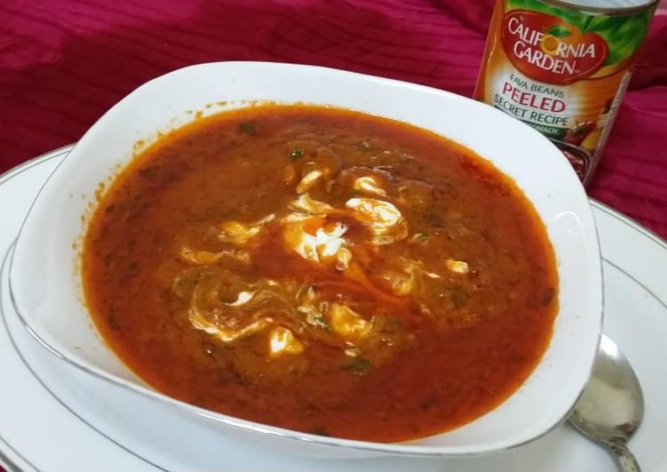 Simple Way to Prepare Favorite Egyptian Ful Medames/Mashed Fava Beans