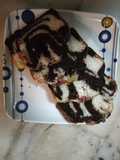 Marble biscuit cake