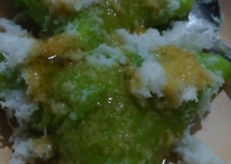 resep cara bikin Lupis ketan pandan