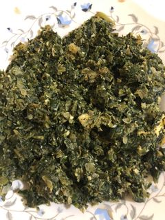 صورة لوصفة سبانخ بالبيض