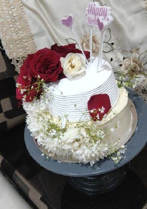 A picture of Flower cake.