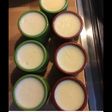 Crèmes vanille en petits pots