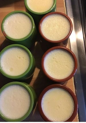 Une photo de Crèmes vanille en petits pots