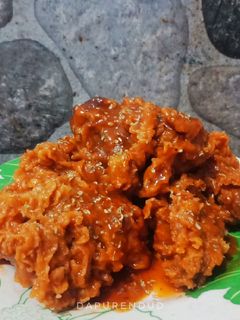 Foto resep Ayam crispy spicy bbq sauce